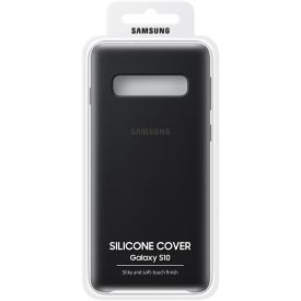 Samsung Galaxy S10 Szilikon tok fekete EF-PG973TBEGWW