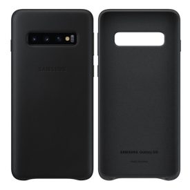 Samsung Galaxy S10 Leather Cover - Bőr tok EF-VG973LBEGWW