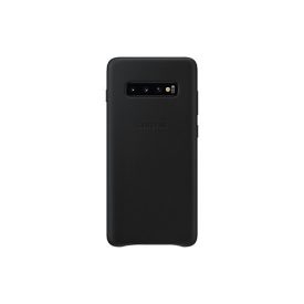   Samsung Galaxy S10+ / S10 Plus Leather Cover Fekete Bőrtok EF-VG975LBEGWW