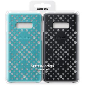   Samsung Pattern Cover Galaxy S10e tok fekete/zöld EF-XG970CBEGWW