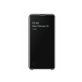   Samsung Galaxy S10e Clear View Cover  Fekete - EF-ZG970CBEGWW