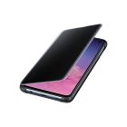 Samsung Galaxy S10e Clear View Cover  Fekete - EF-ZG970CBEGWW