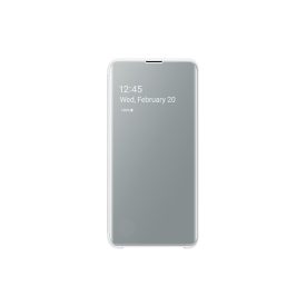   Samsung Galaxy S10e Clear View Cover  Fehér - EF-ZG970CWEGWW