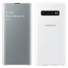 Samsung Galaxy S10+ / S10 Plus Clear View Cover  Fehér - EF-ZG975CWEGWW