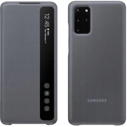Samsung Galaxy S20 Ultra Clear View Cover tok Szürke EF-ZG988CJEGEU