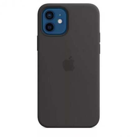 Apple iPhone 12 Pro szilikon tok, fekete MHL73ZM/A