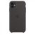 Apple iPhone 11 szilikon tok, fekete, MWVU2ZM/A