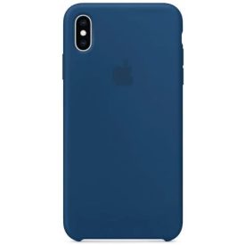 Apple iPhone XS szilikontok, kék, MTF92ZM/A