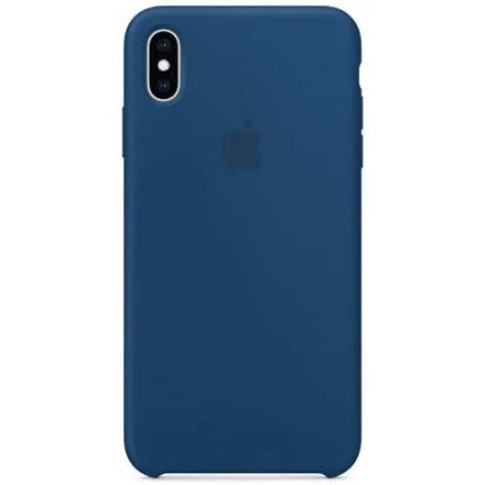 Apple iPhone XS szilikontok, kék, MTF92ZM/A