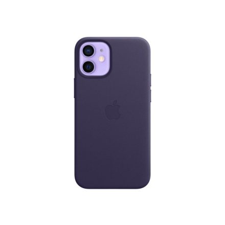 Apple iPhone 12 mini bőrtok mélylila MJYQ3ZM/A