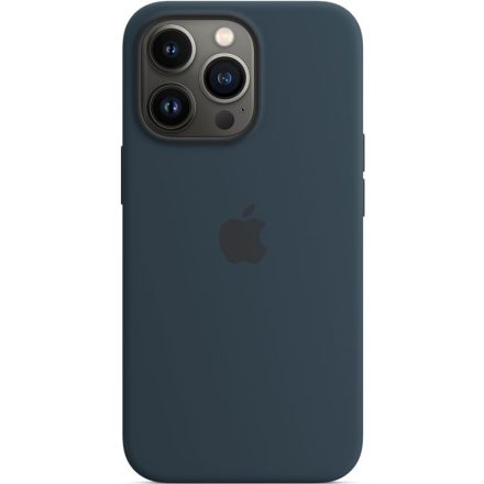 Apple iPhone 13 Pro MagSafe  szilikontok, Abyss kék, MM2J3ZM/A