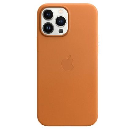 Apple iPhone 13 Pro Bőrtok Aranybarna, Golden brown, MM193ZM/A